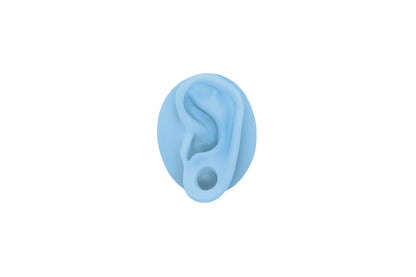 human ear with gauge