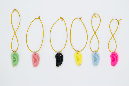 mini human ear ornaments