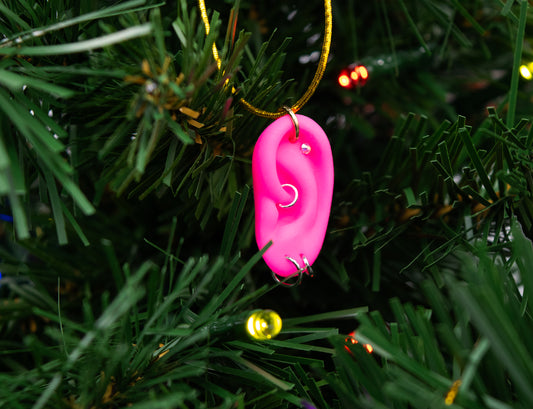 mini human ear ornaments